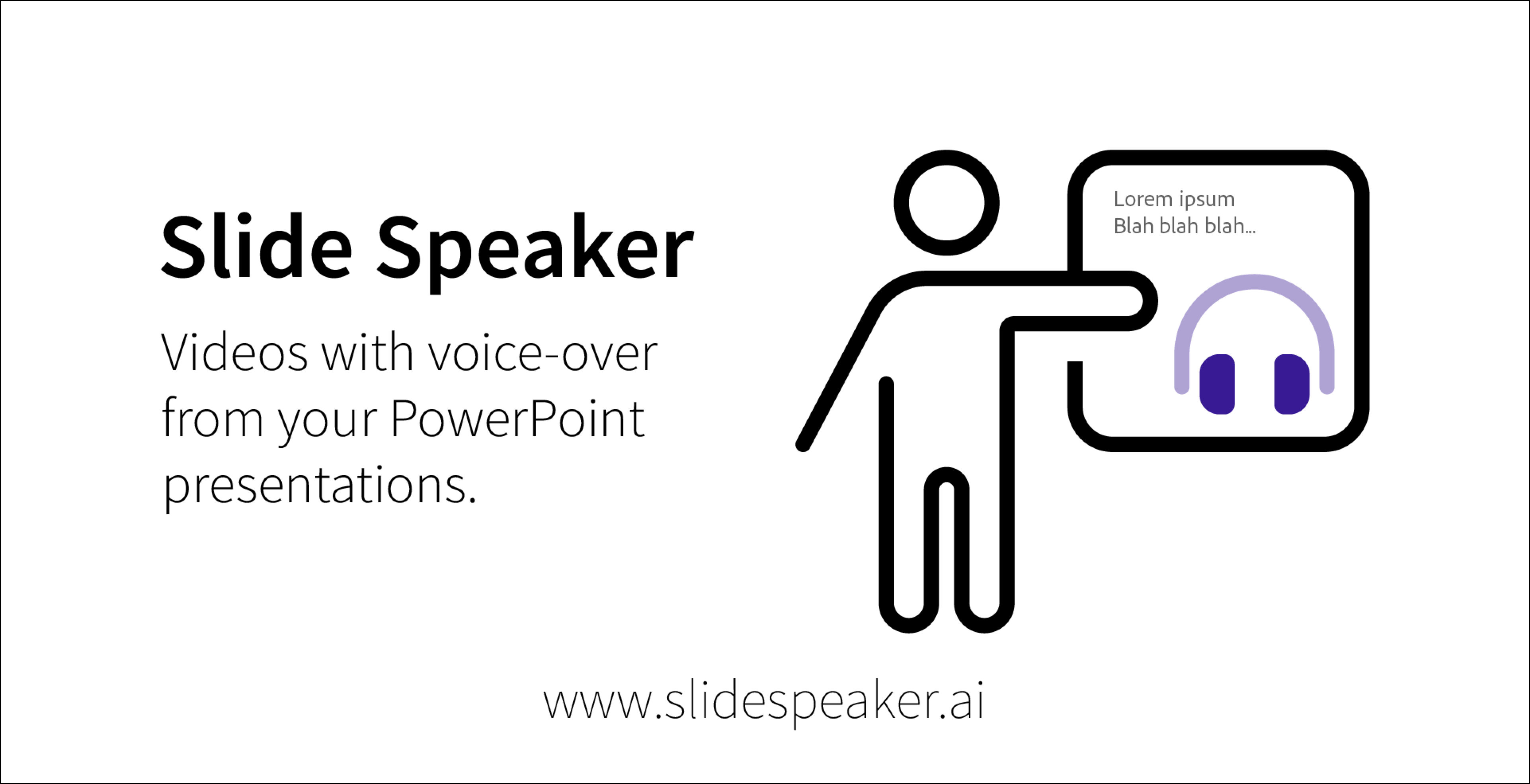 Slide Speaker Logo www.slidespeaker.ai